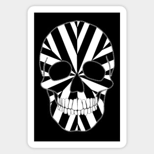 Two Tone Skull Sticker